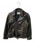 beautiful people（ビューティフルピープル）の古着「vintage leather riders jacket」｜ブラック