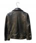 beautiful people (ビューティフルピープル) vintage leather riders jacket ブラック サイズ:140：9000円