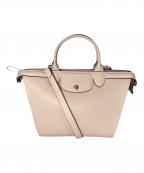 LONGCHAMPロンシャン）の古着「エリタージュ ハンドバッグ」｜ピンク