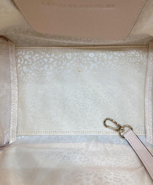 LONGCHAMP（ロンシャン）LONGCHAMP (ロンシャン) エリタージュ ハンドバッグ ピンクの古着・服飾アイテム