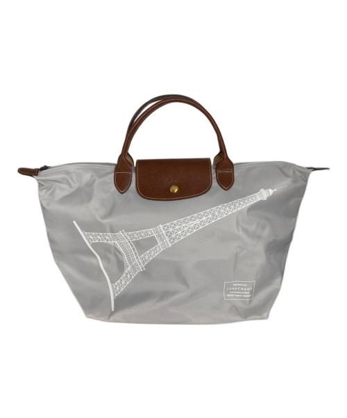 LONGCHAMP（ロンシャン）LONGCHAMP (ロンシャン) エッフェル塔トートバッグ グレーの古着・服飾アイテム