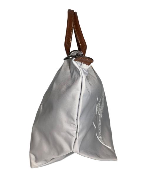 LONGCHAMP（ロンシャン）LONGCHAMP (ロンシャン) エッフェル塔トートバッグ グレーの古着・服飾アイテム