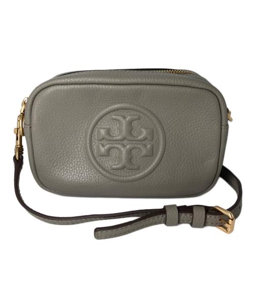 TORY BURCH（トリーバーチ）TORY BURCH (トリーバーチ) ペリーボンベ ショルダーバッグ グレーの古着・服飾アイテム