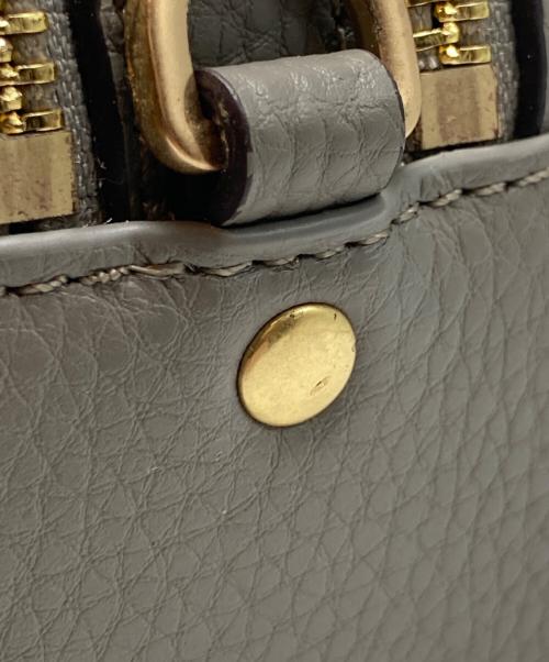 TORY BURCH（トリーバーチ）TORY BURCH (トリーバーチ) ペリーボンベ ショルダーバッグ グレーの古着・服飾アイテム