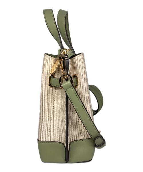 MICHAEL KORS（マイケル・コース）MICHAEL KORS (マイケル・コース) EMILIA サッチェル スモール 2WAY ショルダー グリーン サイズ:不明の古着・服飾アイテム