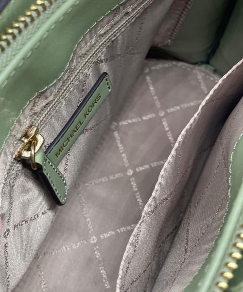 MICHAEL KORS（マイケル・コース）MICHAEL KORS (マイケル・コース) EMILIA サッチェル スモール 2WAY ショルダー グリーン サイズ:不明の古着・服飾アイテム