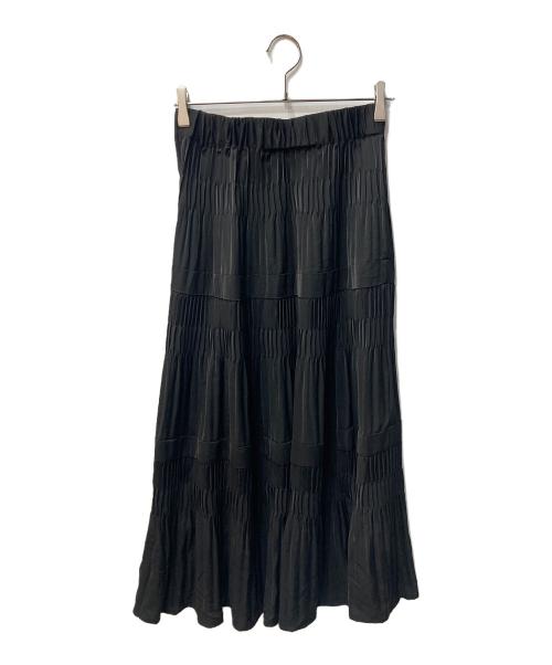 JOURNAL STANDARD（ジャーナルスタンダード）JOURNAL STANDARD (ジャーナルスタンダード) ミニプリーツティアードスカート ブラック サイズ:38の古着・服飾アイテム