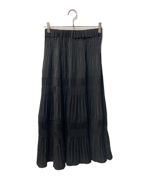 JOURNAL STANDARD（ジャーナルスタンダード）JOURNAL STANDARD (ジャーナルスタンダード) ミニプリーツティアードスカート ブラック サイズ:38の古着・服飾アイテム