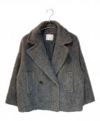 COLLAGE GALLARDAGALANTEコラージュ ガリャルダガランテ）の古着「ウール混シャギーPコート」｜グレー