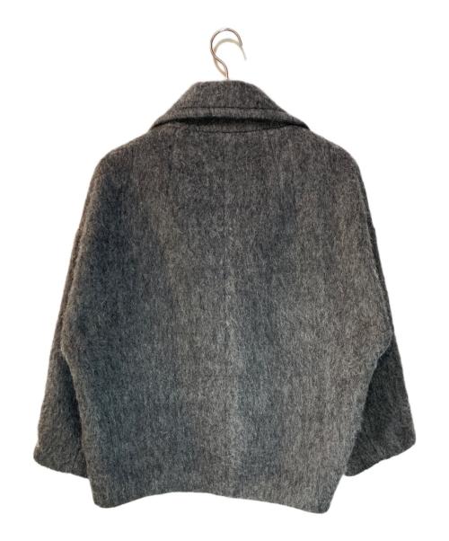 COLLAGE GALLARDAGALANTE（コラージュ ガリャルダガランテ）COLLAGE GALLARDAGALANTE (コラージュ ガリャルダガランテ) ウール混シャギーPコート グレー サイズ:Freeの古着・服飾アイテム