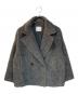 COLLAGE GALLARDAGALANTE（コラージュ ガリャルダガランテ）の古着「ウール混シャギーPコート」｜グレー