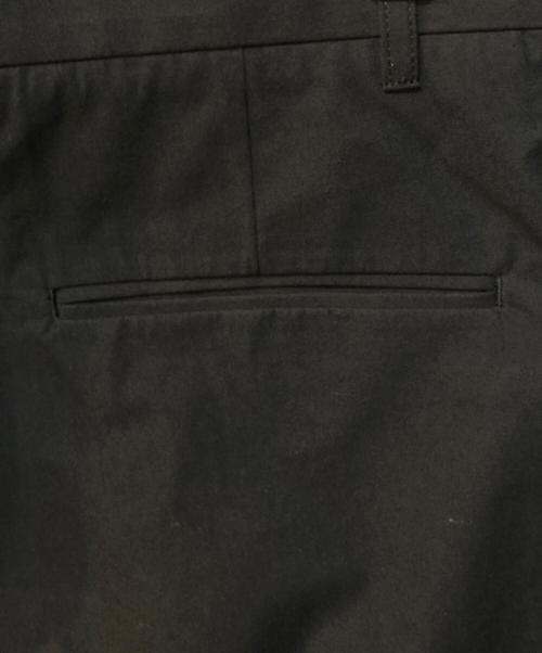 LOOPE（ルーペ）LOOPE (ルーペ) OUTSIDE PLEATED TROUSERS ブラック サイズ:88.5ｃｍ（W35）の古着・服飾アイテム