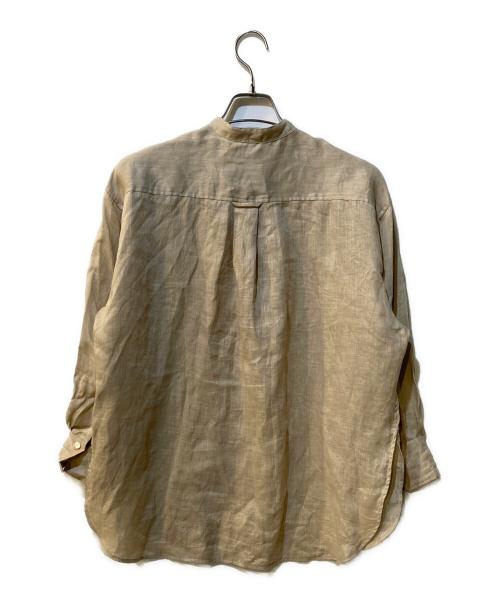 journal standard L'essage（ジャーナルスタンダード レサージュ）journal standard L'essage (ジャーナルスタンダード レサージュ) コンチネンタルリネンビッグシャツ ベージュ サイズ:Freeの古着・服飾アイテム