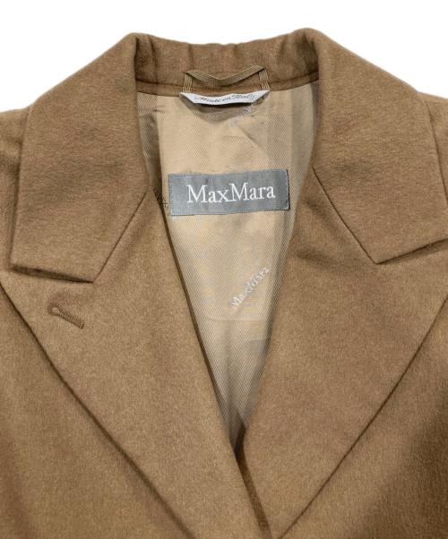 MaxMara（マックスマーラ）MaxMara (マックスマーラ) カシミヤ100％コート ベージュ サイズ:40の古着・服飾アイテム