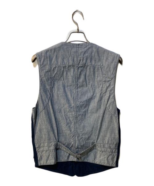 BONCOURA（ボンクラ）BONCOURA (ボンクラ) デニムベスト ネイビー サイズ:38の古着・服飾アイテム