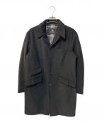 BURBERRY BLACK LABELバーバリーブラックレーベル）の古着「チェスターコート」｜ブラック