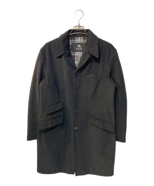 BURBERRY BLACK LABEL（バーバリーブラックレーベル）BURBERRY BLACK LABEL (バーバリーブラックレーベル) チェスターコート ブラック サイズ:Lの古着・服飾アイテム