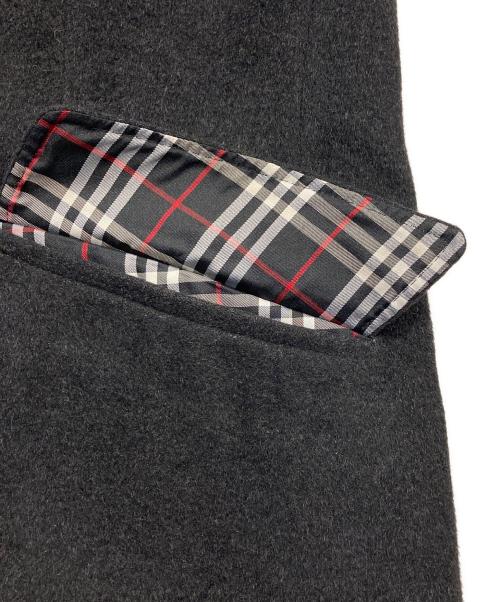 BURBERRY BLACK LABEL（バーバリーブラックレーベル）BURBERRY BLACK LABEL (バーバリーブラックレーベル) チェスターコート ブラック サイズ:Lの古着・服飾アイテム