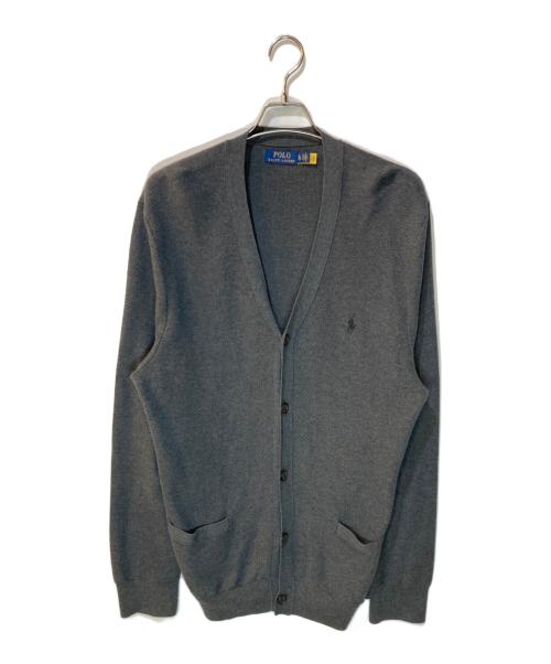 POLO RALPH LAUREN（ポロ・ラルフローレン）POLO RALPH LAUREN (ポロ・ラルフローレン) ニットカーディガン グレー サイズ:XLの古着・服飾アイテム