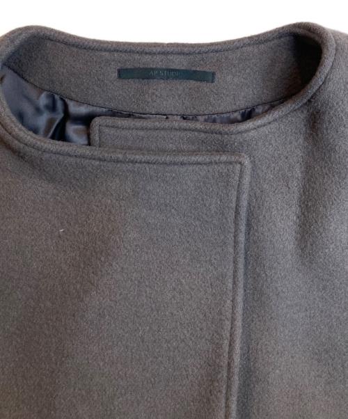 AP STUDIO（エーピーストゥディオ）AP STUDIO (エーピーストゥディオ) Oversized LAMB Coat グレー サイズ:Freeの古着・服飾アイテム