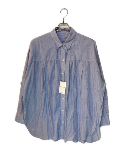 Spick and Span（スピック＆スパン）Spick and Span (スピックアンドスパン) ルーズタックエアリーシャツ ブルー サイズ:Free 未使用品の古着・服飾アイテム