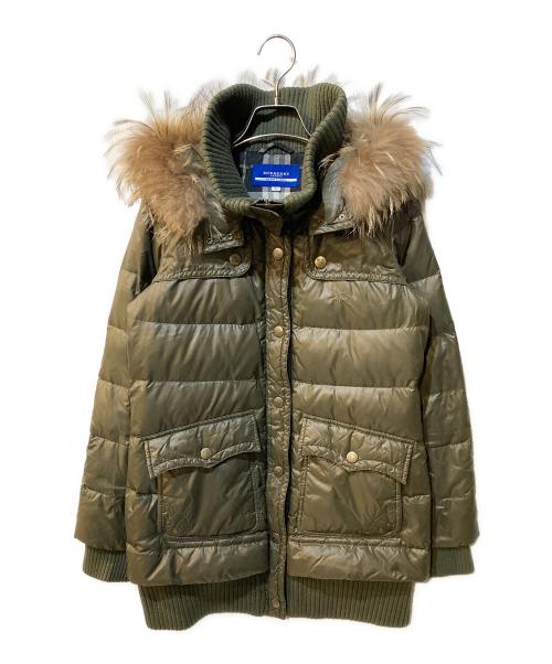 BURBERRY LONDON（バーバリーロンドン）BURBERRY LONDON (バーバリーロンドン) ダウンジャケット オリーブ サイズ:38の古着・服飾アイテム