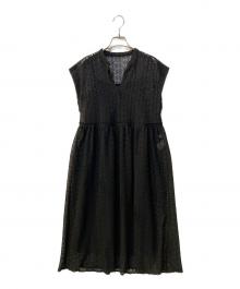 BALLSEY（ボールジィ）の古着「コラベルレース スキッパーカラーワンピース」｜ブラック