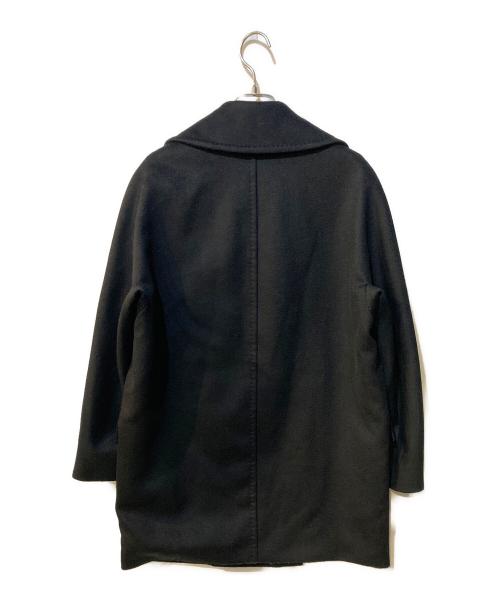 Max Mara Studio（マックスマーラ ストゥディオ）Max Mara Studio (マックスマーラ ストゥディオ) ウールダブルボタンショートコート ブラック サイズ:38の古着・服飾アイテム