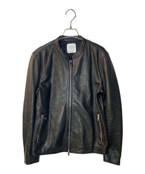 UNITED TOKYO（ユナイテッドトーキョー）UNITED TOKYO (ユナイテッドトーキョー) シングルライダース レザージャケット ブラック サイズ:2の古着・服飾アイテム