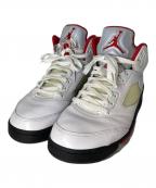 NIKEナイキ）の古着「AIR JORDAN 5 RETRO」｜ホワイト