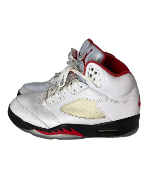 NIKE（ナイキ）NIKE (ナイキ) AIR JORDAN 5 RETRO ホワイト サイズ:27cmの古着・服飾アイテム