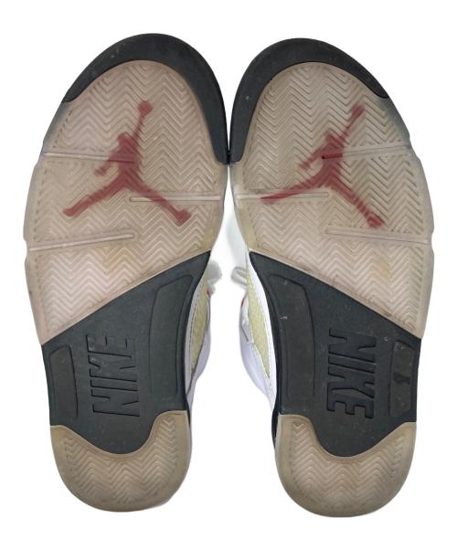 NIKE（ナイキ）NIKE (ナイキ) AIR JORDAN 5 RETRO ホワイト サイズ:27cmの古着・服飾アイテム