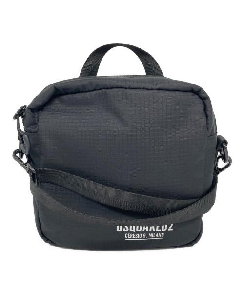 DSQUARED2（ディースクエアード）DSQUARED2 (ディースクエアード) CERESIO 9ミニショルダーバッグ ブラックの古着・服飾アイテム