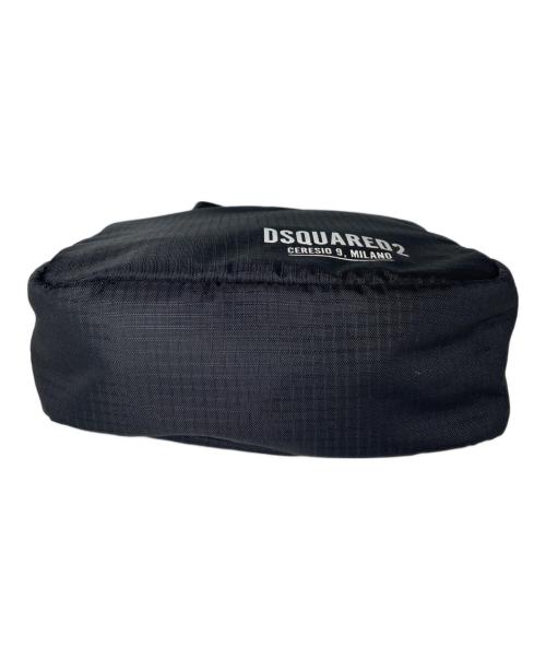 DSQUARED2（ディースクエアード）DSQUARED2 (ディースクエアード) CERESIO 9ミニショルダーバッグ ブラックの古着・服飾アイテム