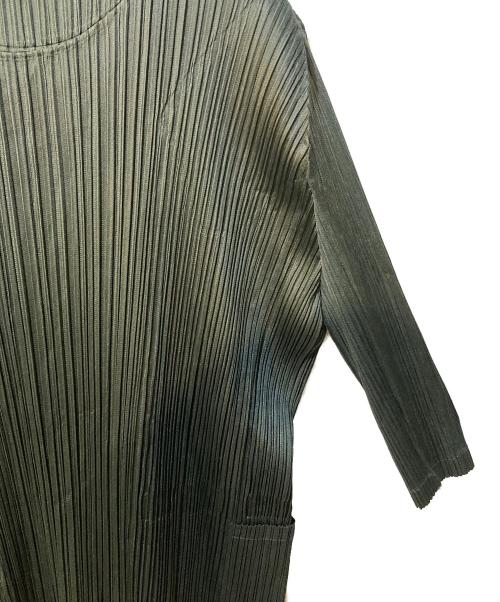 PLEATS PLEASE（プリーツプリーズ）PLEATS PLEASE (プリーツプリーズ) プリーツワンピース グリーン サイズ:3の古着・服飾アイテム