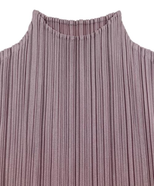 PLEATS PLEASE（プリーツプリーズ）PLEATS PLEASE (プリーツプリーズ) プリーツカットソー ピンク サイズ:3の古着・服飾アイテム
