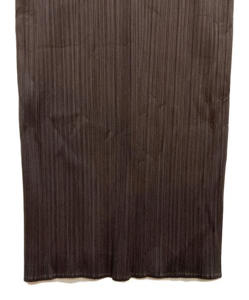 PLEATS PLEASE（プリーツプリーズ）PLEATS PLEASE (プリーツプリーズ) プリーツノースリーブワンピース ブラック サイズ:FREEの古着・服飾アイテム