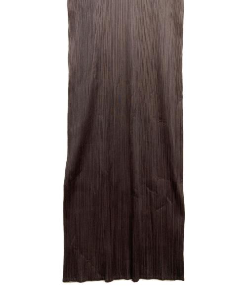PLEATS PLEASE（プリーツプリーズ）PLEATS PLEASE (プリーツプリーズ) プリーツノースリーブワンピース ブラック サイズ:FREEの古着・服飾アイテム