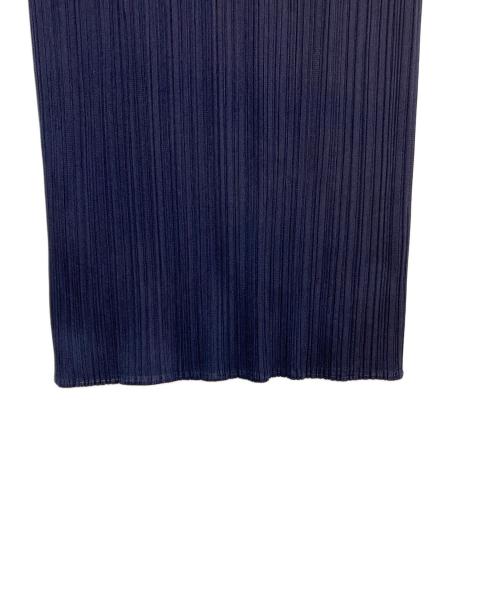 PLEATS PLEASE（プリーツプリーズ）PLEATS PLEASE (プリーツプリーズ) プリーツノースリーブワンピース ネイビー サイズ:2の古着・服飾アイテム