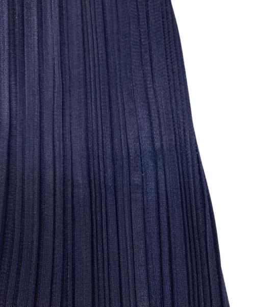 PLEATS PLEASE（プリーツプリーズ）PLEATS PLEASE (プリーツプリーズ) プリーツノースリーブワンピース ネイビー サイズ:2の古着・服飾アイテム