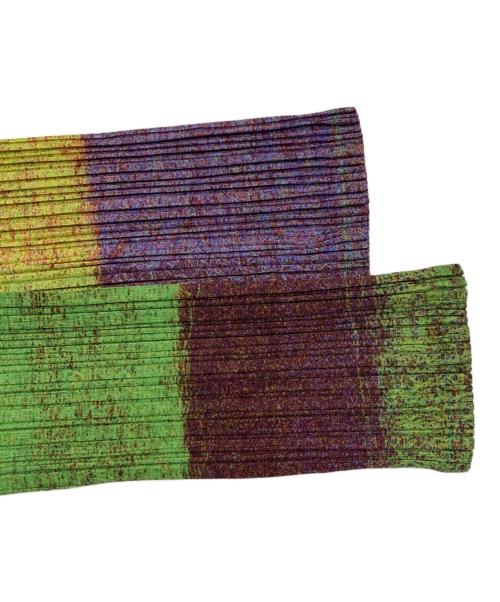 PLEATS PLEASE（プリーツプリーズ）PLEATS PLEASE (プリーツプリーズ) 総柄プリーツカットソー マルチカラー サイズ:3の古着・服飾アイテム