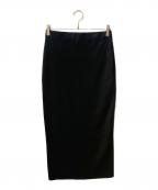 FRAMeWORKフレームワーク）の古着「総針タイトスカート」｜ブラック