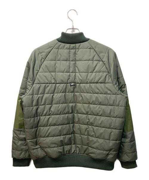 NIKE（ナイキ）NIKE (ナイキ) 2WAYリバーシブル中綿ジャケット グリーン サイズ:XLの古着・服飾アイテム