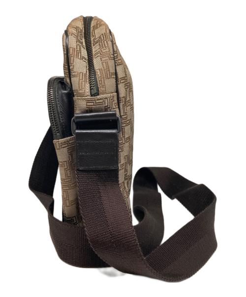 dunhill（ダンヒル）dunhill (ダンヒル) 総柄ショルダーバッグ ベージュの古着・服飾アイテム