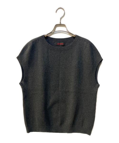 CABAN（キャバン）CABAN (キャバン) カシミヤ混クルーネックベスト グレー サイズ:Sの古着・服飾アイテム