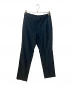 COMME des GARCONS HOMMEコムデギャルソン オム）の古着「ステッチスラックス」｜ネイビー