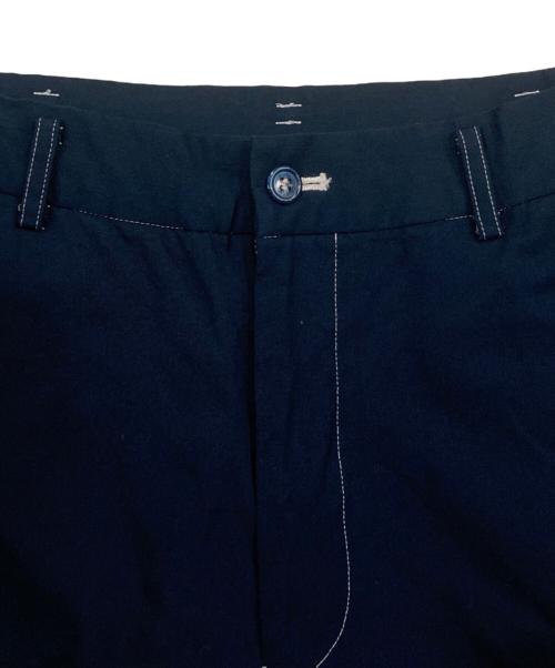 COMME des GARCONS HOMME（コムデギャルソン オム）COMME des GARCONS HOMME (コムデギャルソン オム) ステッチスラックス ネイビー サイズ:Mの古着・服飾アイテム