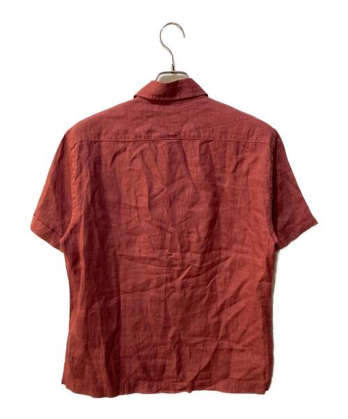 C.P COMPANY（シーピーカンパニー）C.P COMPANY (シーピーカンパニー) ハーフボタンシャツ ワインレッド サイズ:3の古着・服飾アイテム