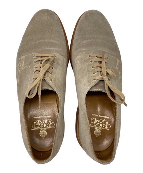 Crockett & Jones（クロケット＆ジョーンズ）Crockett & Jones (クロケット＆ジョーンズ) スウェードシューズ ベージュ サイズ:7.5の古着・服飾アイテム