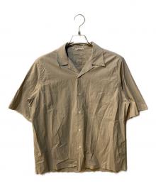 AURALEE（オーラリー）の古着「SELVEDGE WEATHER CLOTH HALF SLEEVED SHIRTS」｜ベージュ